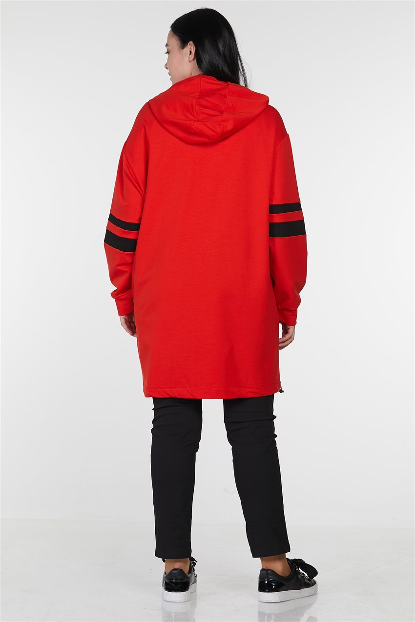 My Mood Sweatshirt Kirmizi 19y Mm21 0130 34 E Tesettur Com Tr